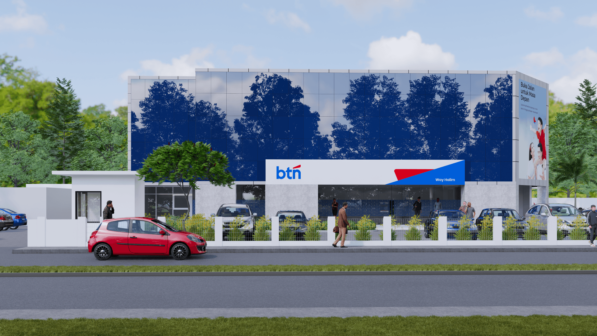 image project - BTN Building Design Branch Office Way Halim Bandar Lampung Branch Office