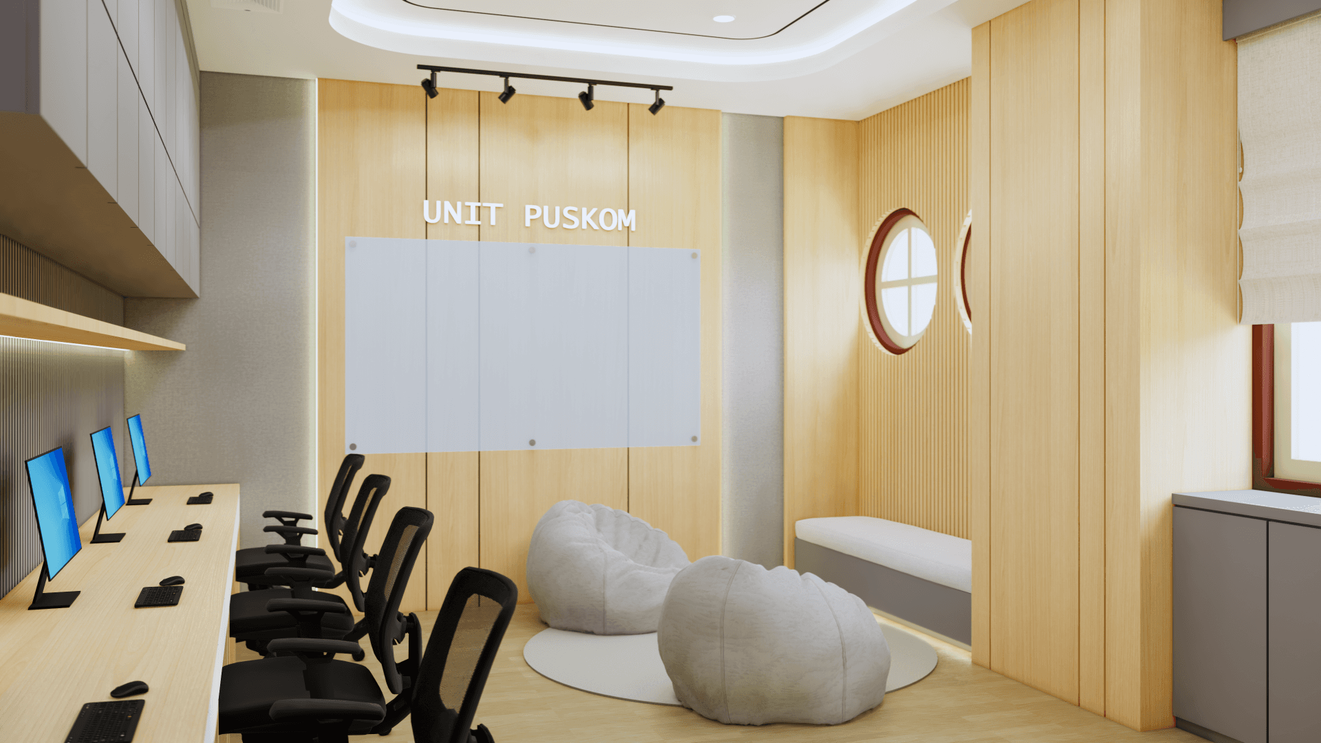 image project - Interior planning design of the Pekalongan University Communication Center