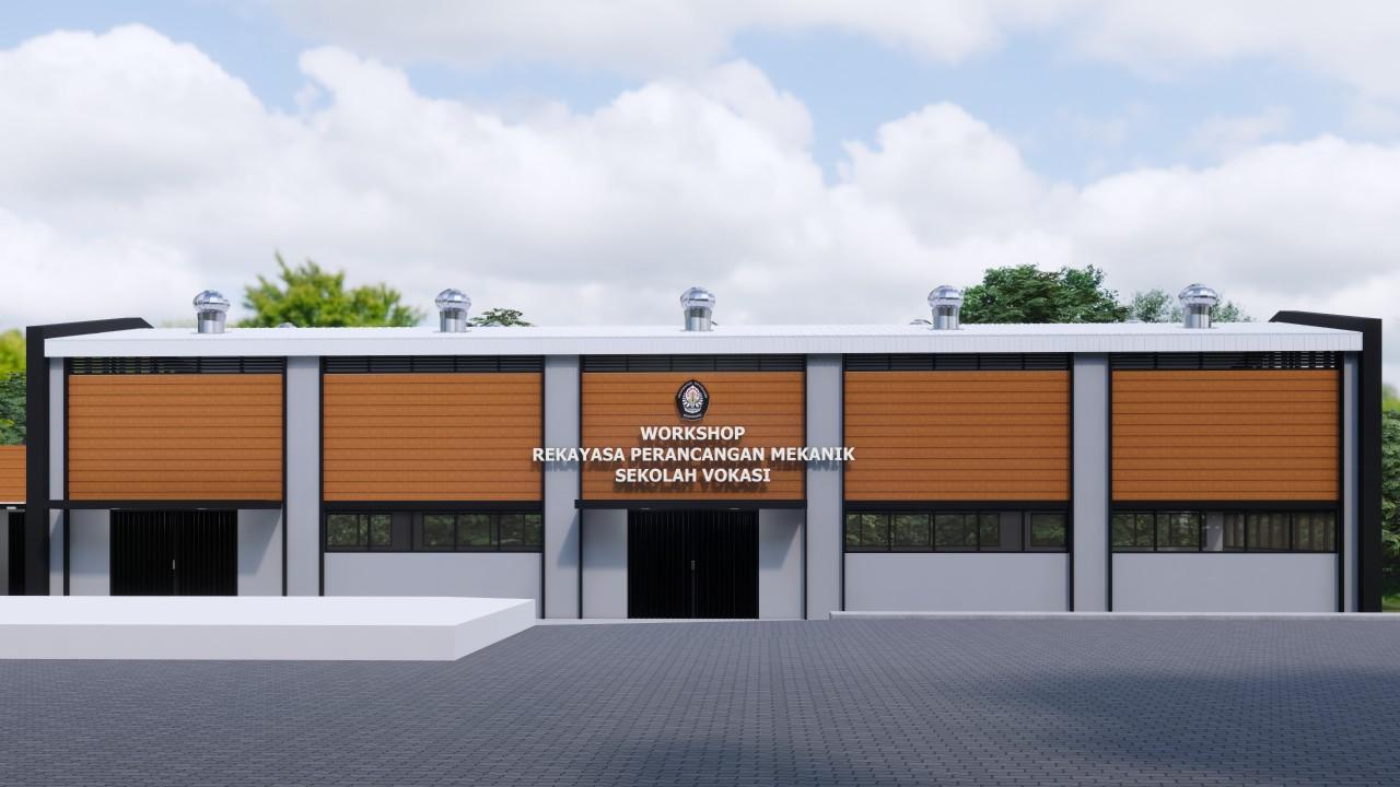 image project - Undip Vocational Workshop Planning Design